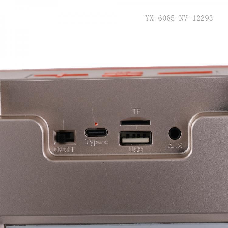 NEWVEW NV-9183 SOLAR BLUETOOTH SPEAKER – TWS PAIRING, TF/USB/FM INPUTS & TYPE-C CHARGING