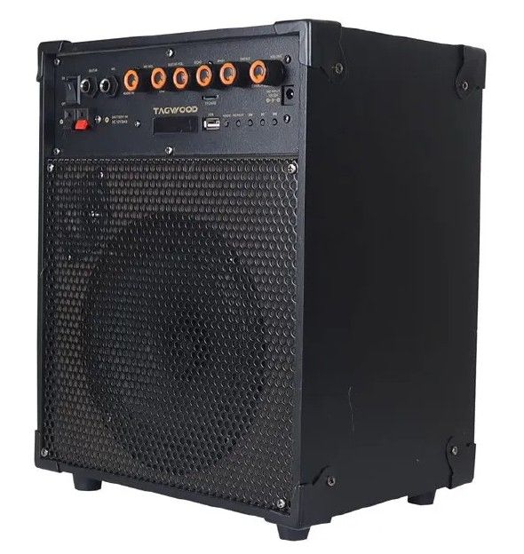 TAGWOOD LTS-6A PORTABLE RECHARGEABLE SPEAKER WITH WIRELESS MICROPHONE