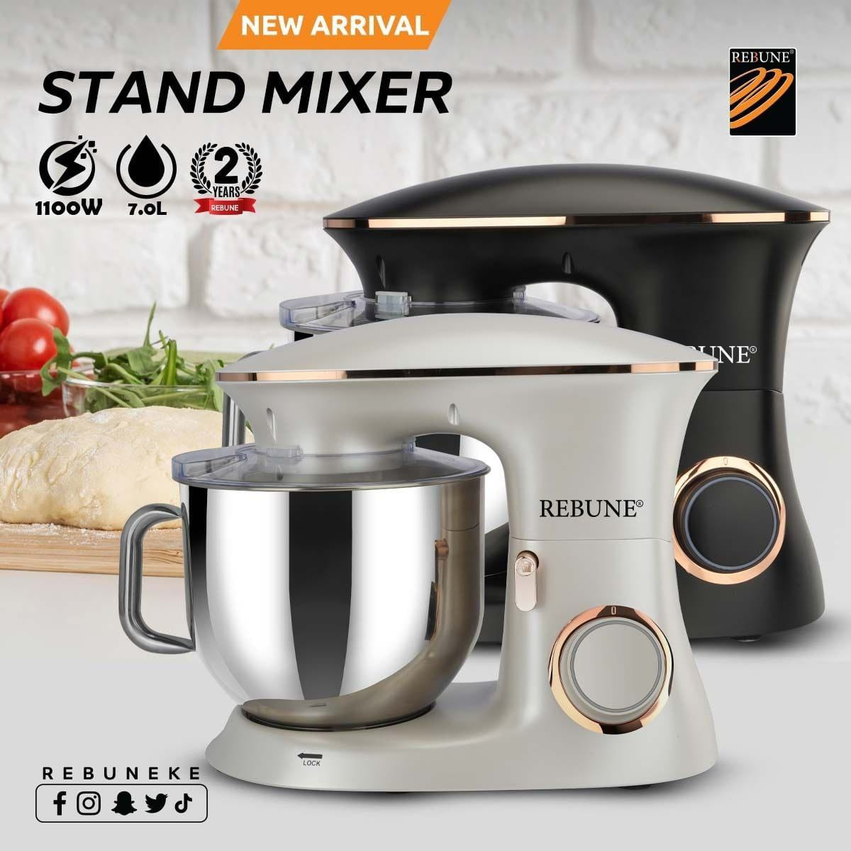 CLEARANCE OFFER Rebune 7L Stand Mixer With Bowl For Commercial Use