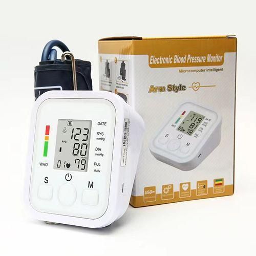 CLEARANCE OFFER Electronic Digital Arm BP Blood Pressure Monitor Machine Heartbeat Pulse Meter Test Sphygmomanometer + USB cable