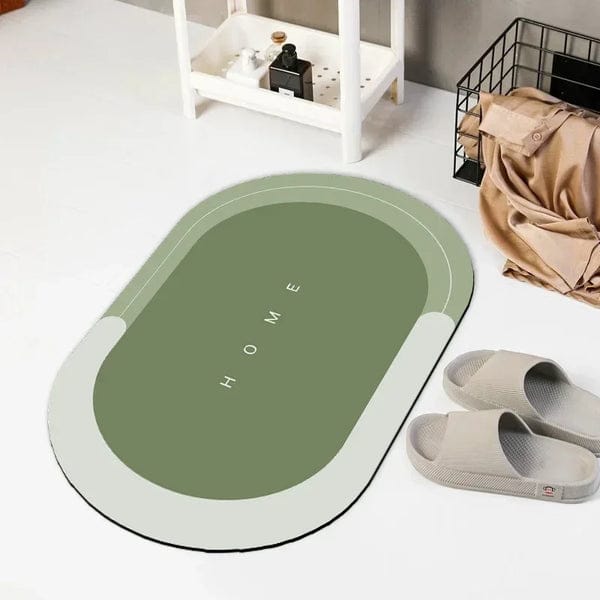 CLEARANCE OFFER Bathroom Anti-Slip Mat Rubber Underside Quick Drying Mat