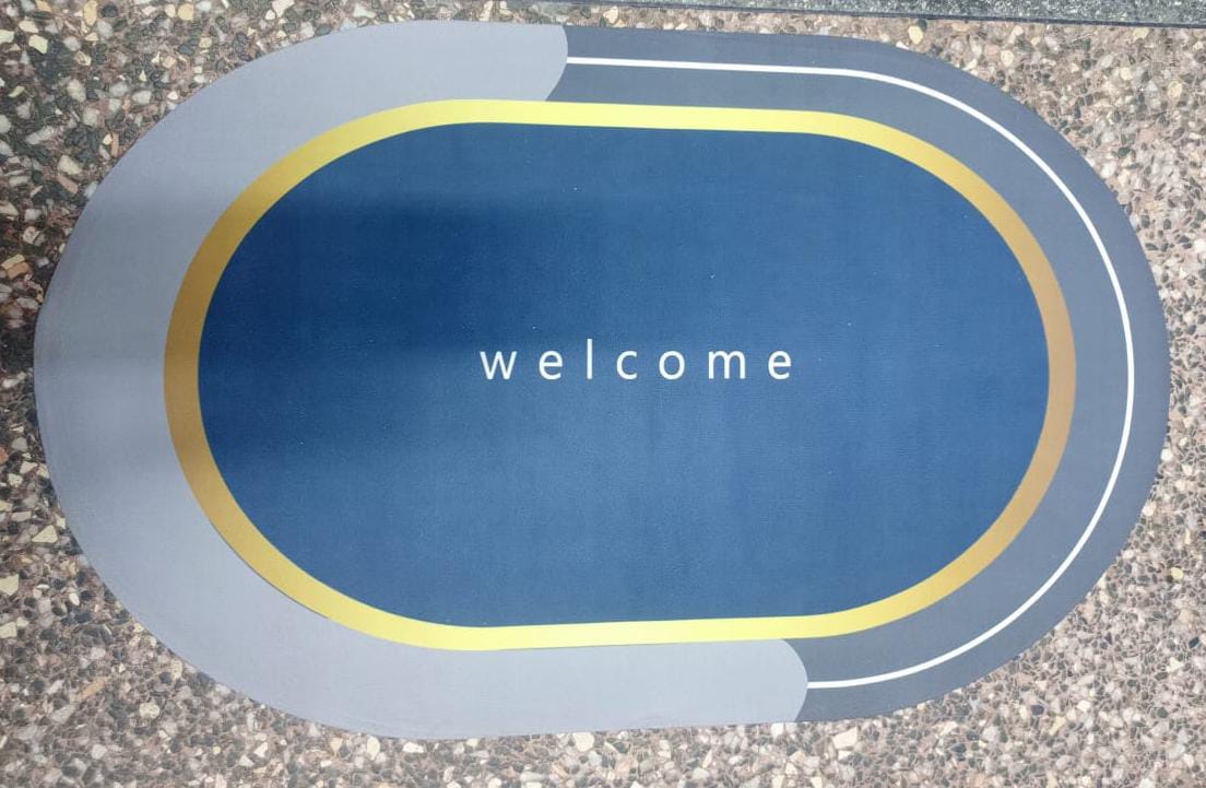 CLEARANCE OFFER Bathroom Anti-Slip Mat Rubber Underside Quick Drying Mat