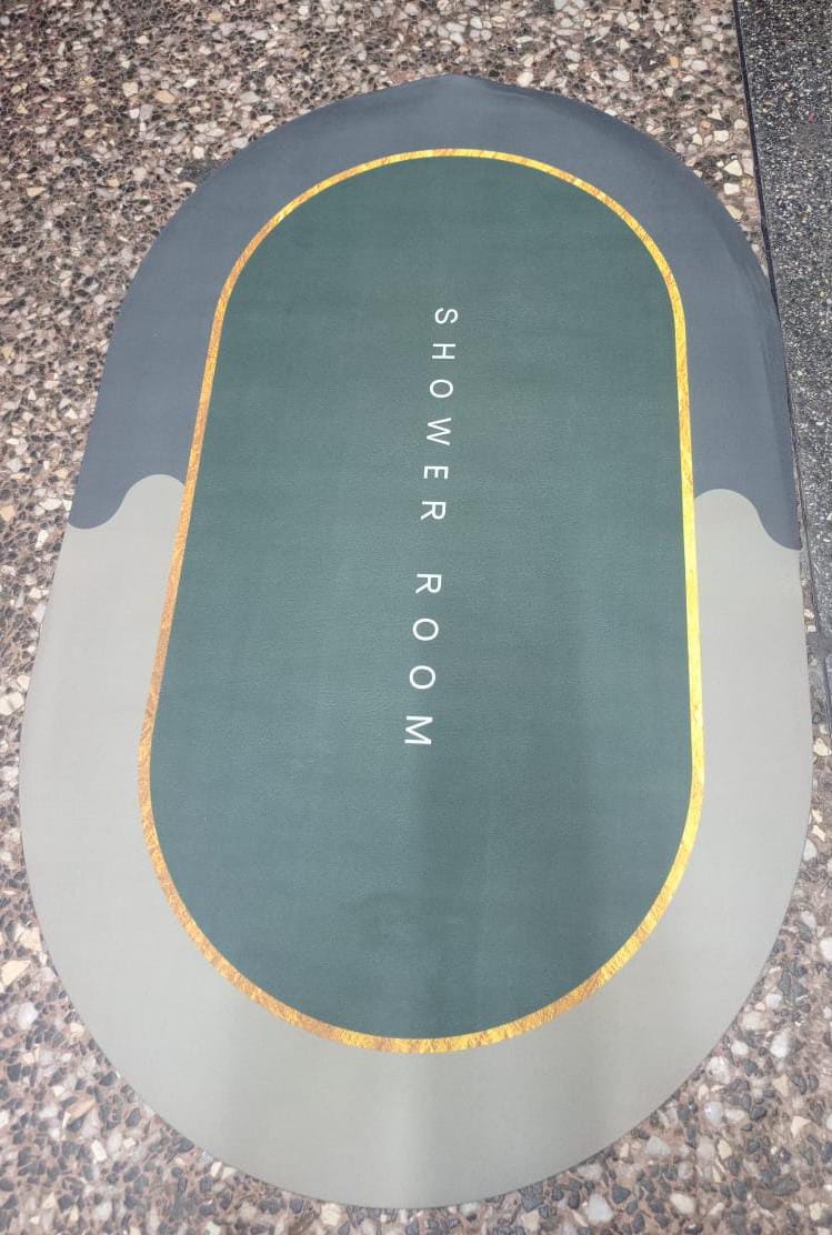 CLEARANCE OFFER Bathroom Anti-Slip Mat Rubber Underside Quick Drying Mat