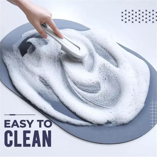 CLEARANCE OFFER Bathroom Anti-Slip Mat Rubber Underside Quick Drying Mat