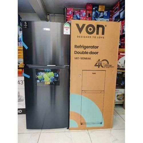 CLEARANCE OFEFR VON 182L No Frost Double Door Refrigerator – Energy Saving