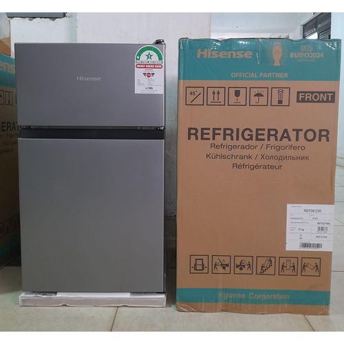 CLEARANCE OFFER Hisense 91L Double Door Fridge Mini Bar Fridge Top Mounted Freezer -