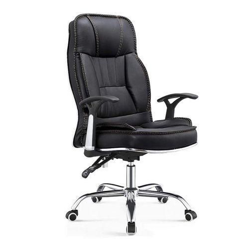 CLEARANCE OFFER Executive High Back Office Chair – Ergonomic Leather Swivel Seat with Armrests