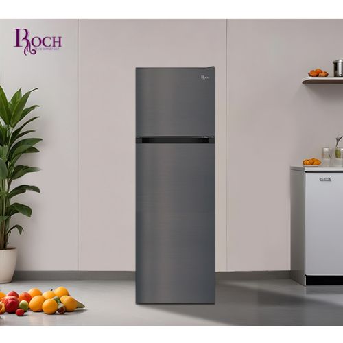 CLEARANCE OFFER Roch 255 L FRIDG E NO FROST RFR-325-DT-I Double Door Fridge, 255L