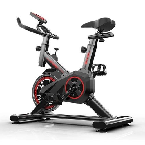 CLEARANCE OFFER Exercise Spin Bike, Indoor Cycling Bike Stationary, Cycle Bike with Comfortable Seat Cushion, Digital Display with Pulse