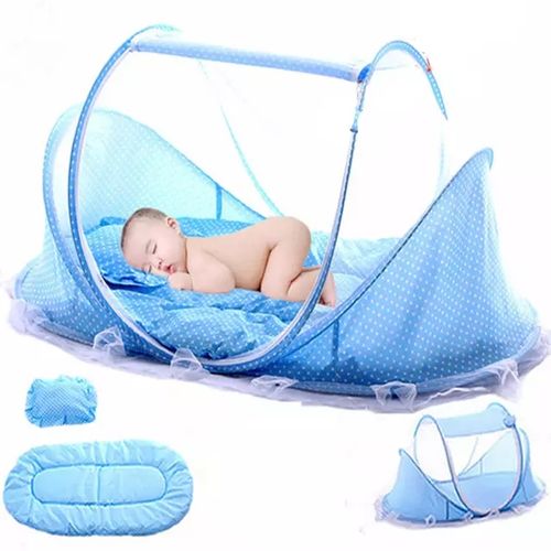 CLEARANCE OFFER Foldable Baby Bassinet Sleeping Nest Mosquito Net