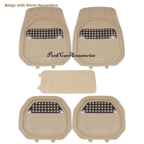 CLEARANCE OFFER 5pc Shinny Beige Car Mat