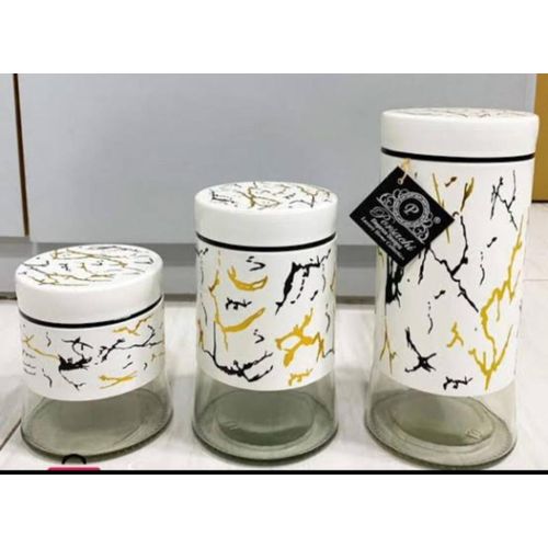 CLEARANCE OFFER Airtight Kitchen Canisters Sets Glass Storage Jars For Salt,Sugar Spices