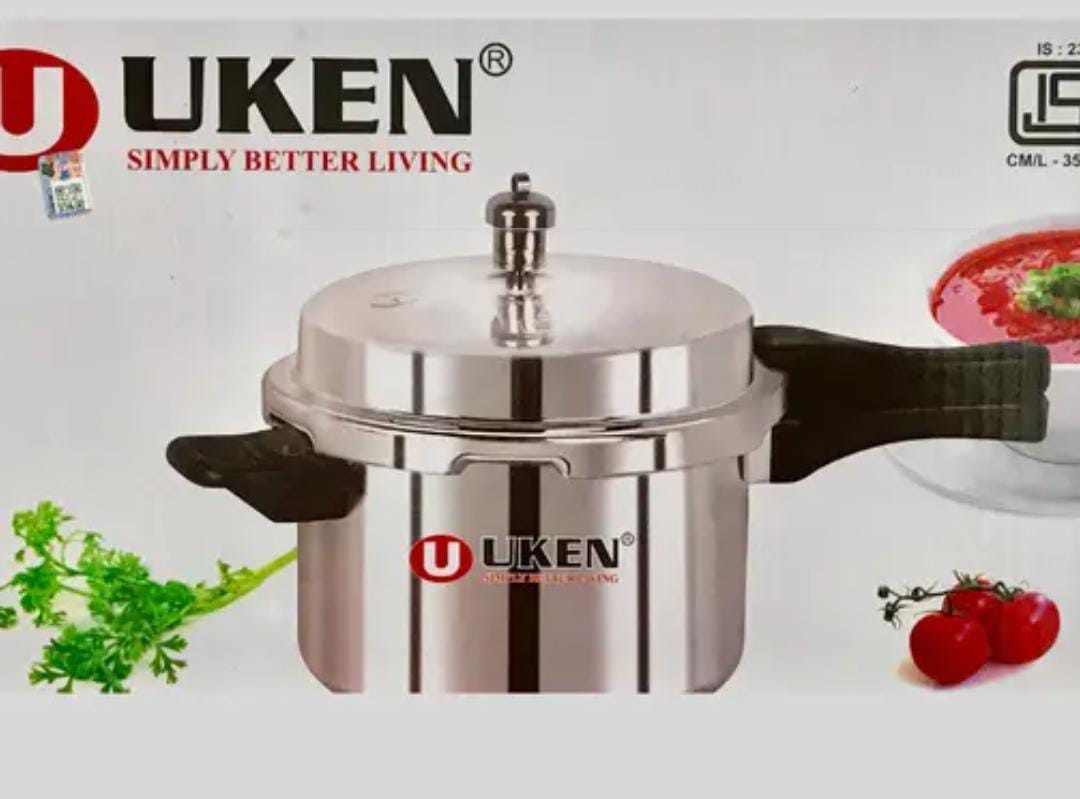 CLEARANCE OFFER 2 in 1 Pressure cooker with long handle and glass lid 5L