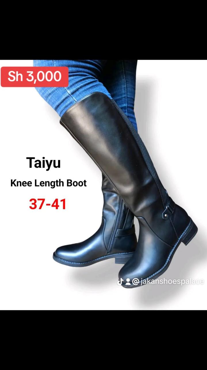Ladies Knee High Boots Women Shoes Taiyu Brand Leather Material Knee Length Ladies Boots