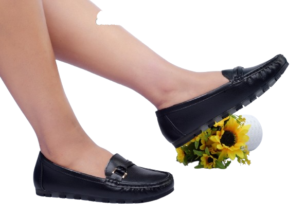 High Quality Leather Loafers Women Flat Shoes
