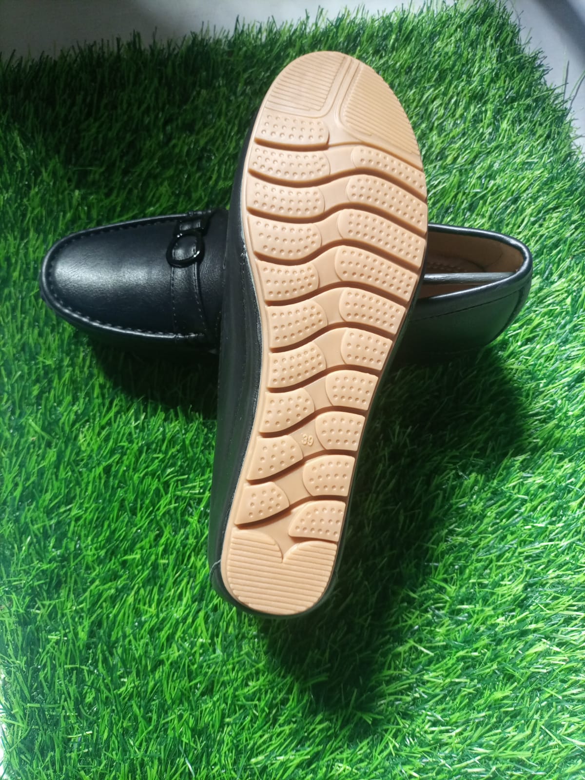 Comfortable,quality,leather, durable, orthopedic, official classy  loafer wedges/heels ladies/women shoes