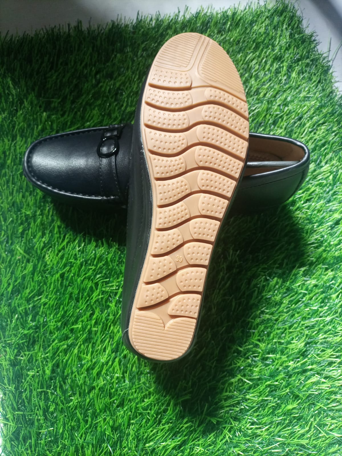 Comfortable,quality,leather, durable, orthopedic, official classy  loafer wedges/heels ladies/women shoes