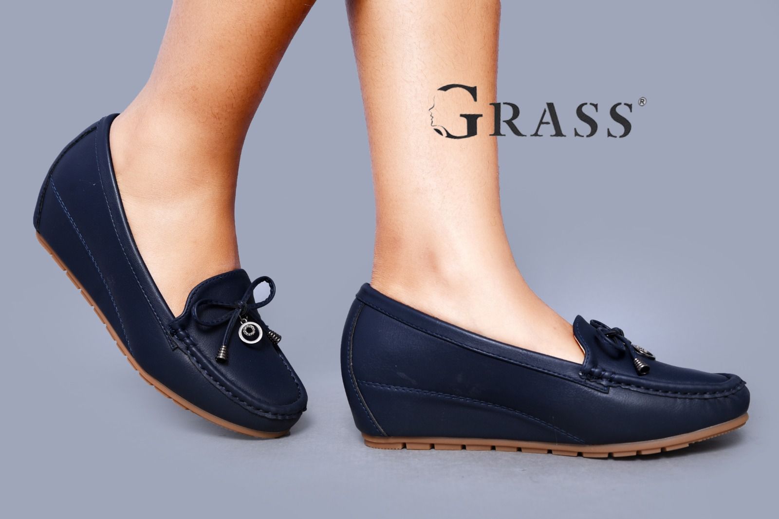 Comfortable,quality,leather, durable, orthopedic, official classy loafer wedges/heels ladies/women shoes all time occasion