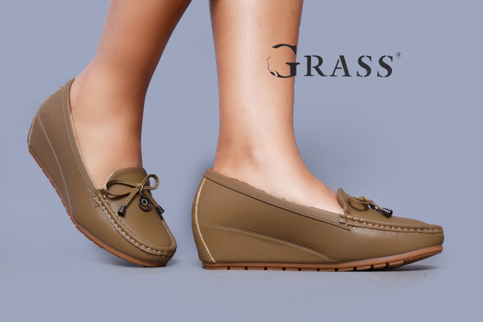 Comfortable,quality,leather, durable, orthopedic, official classy loafer wedges/heels ladies/women shoes all time occasion