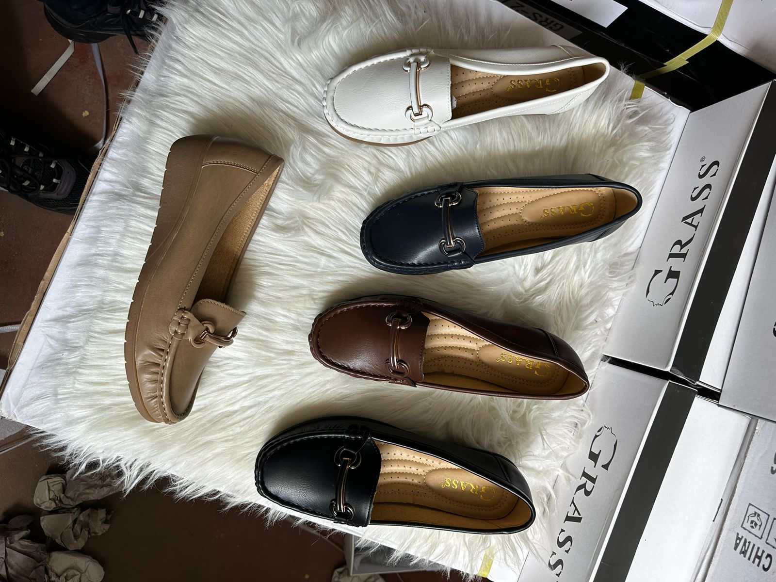 Comfortable,quality,leather, durable, lightweight,orthopedic, official classy loafer low block heels ladies/women shoes all time occasion