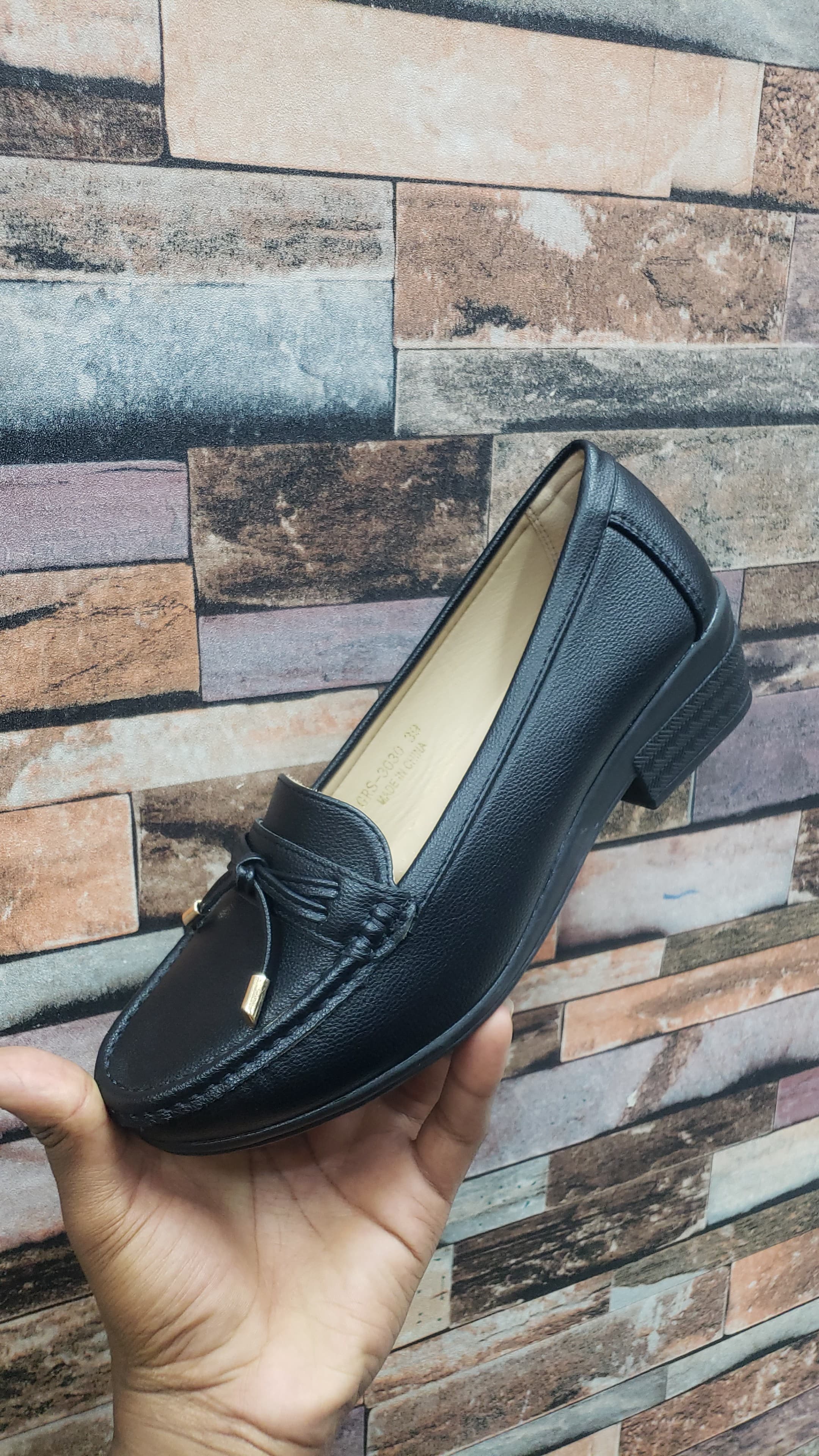 Comfortable,quality,leather, durable, lightweight,orthopedic, official classy loafer low block heels ladies/women shoes all time occasion