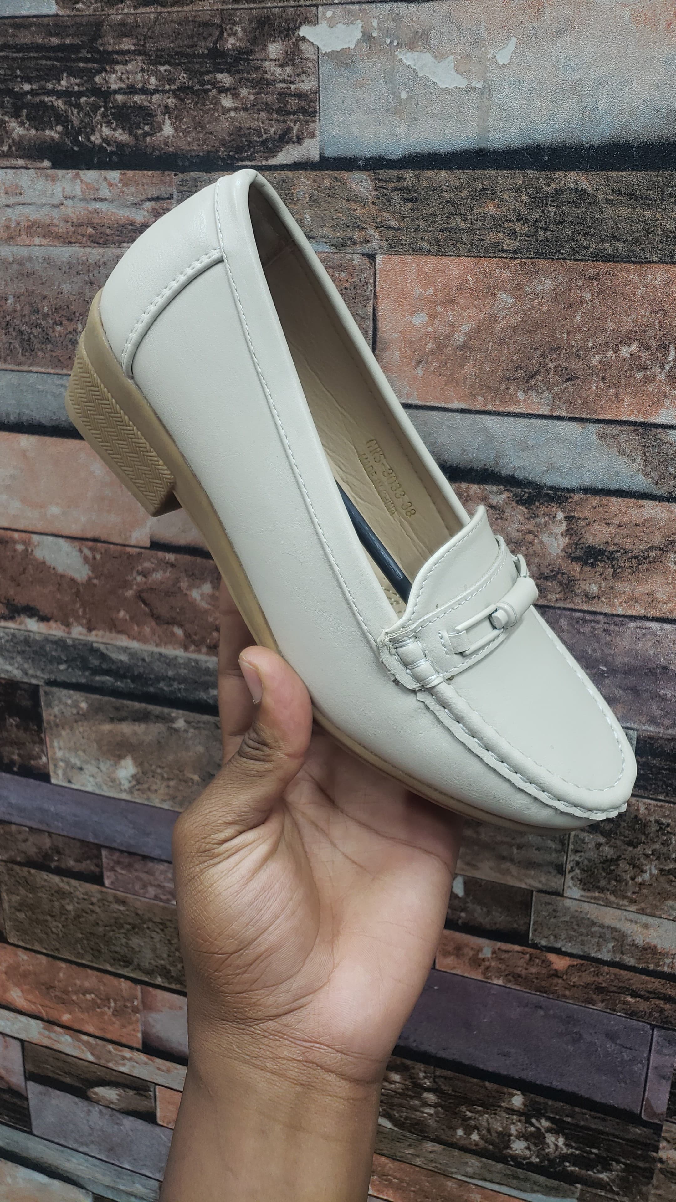 Comfortable,quality,leather, durable, lightweight,orthopedic, official classy loafer low block heels ladies/women shoes all time occasion