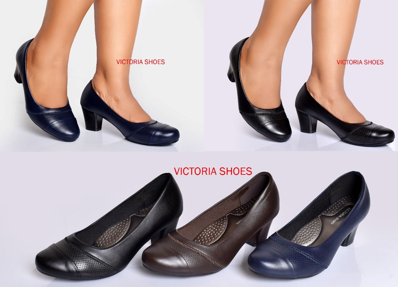 quality elegant Ladies Semi Turkey 1-Inch victoria Low Heels – Pure Leather Lightweight Comfortable & Breathable Women’s Shoes for All Dress Codes