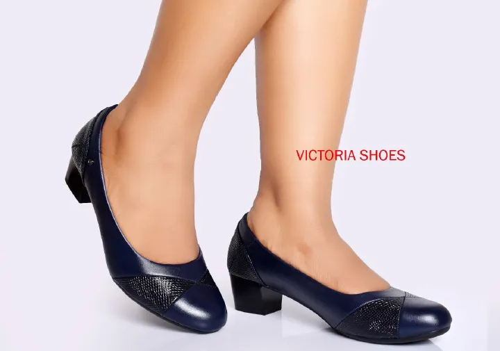 quality elegant Ladies Semi Turkey 1-Inch victoria Low Heels – Pure Leather Lightweight Comfortable & Breathable Women’s Shoes for All Dress Codes