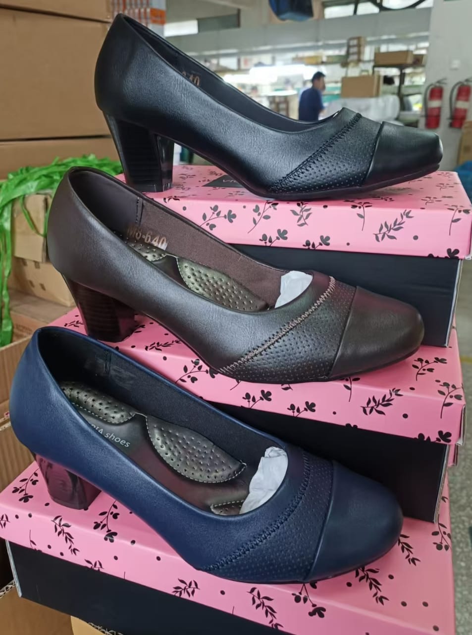 quality elegant Ladies Semi Turkey 1-Inch victoria Low Heels – Pure Leather Lightweight Comfortable & Breathable Women’s Shoes for All Dress Codes