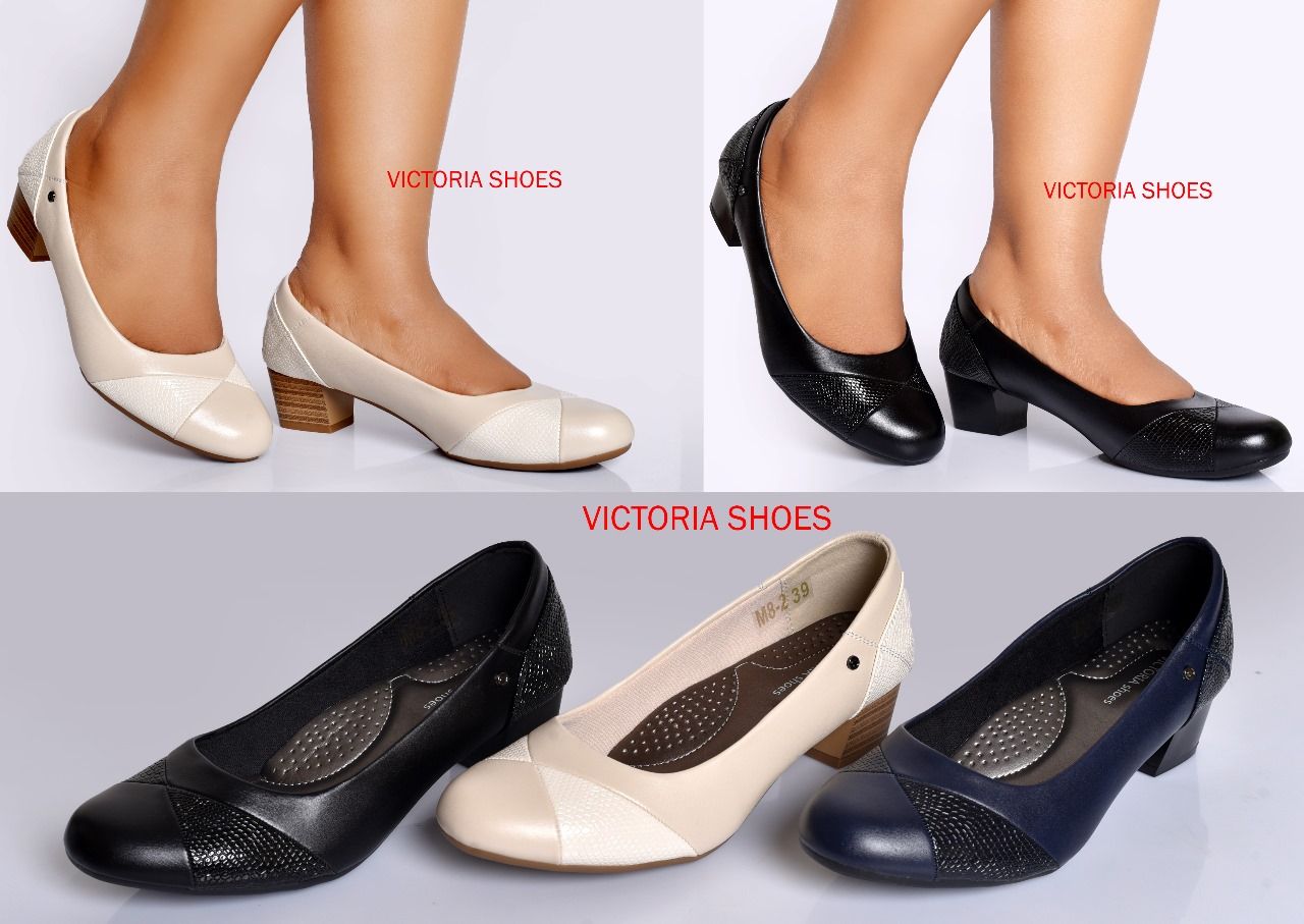 quality elegant Ladies Semi Turkey 1-Inch victoria Low Heels – Pure Leather Lightweight Comfortable & Breathable Women’s Shoes for All Dress Codes