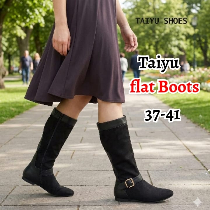 Women's Pure Leather  mixed with velvet material Knee-High Boots - Zip-Up, Double Buckle Design, Stylish & Durable High-Quality winter Leather Boots