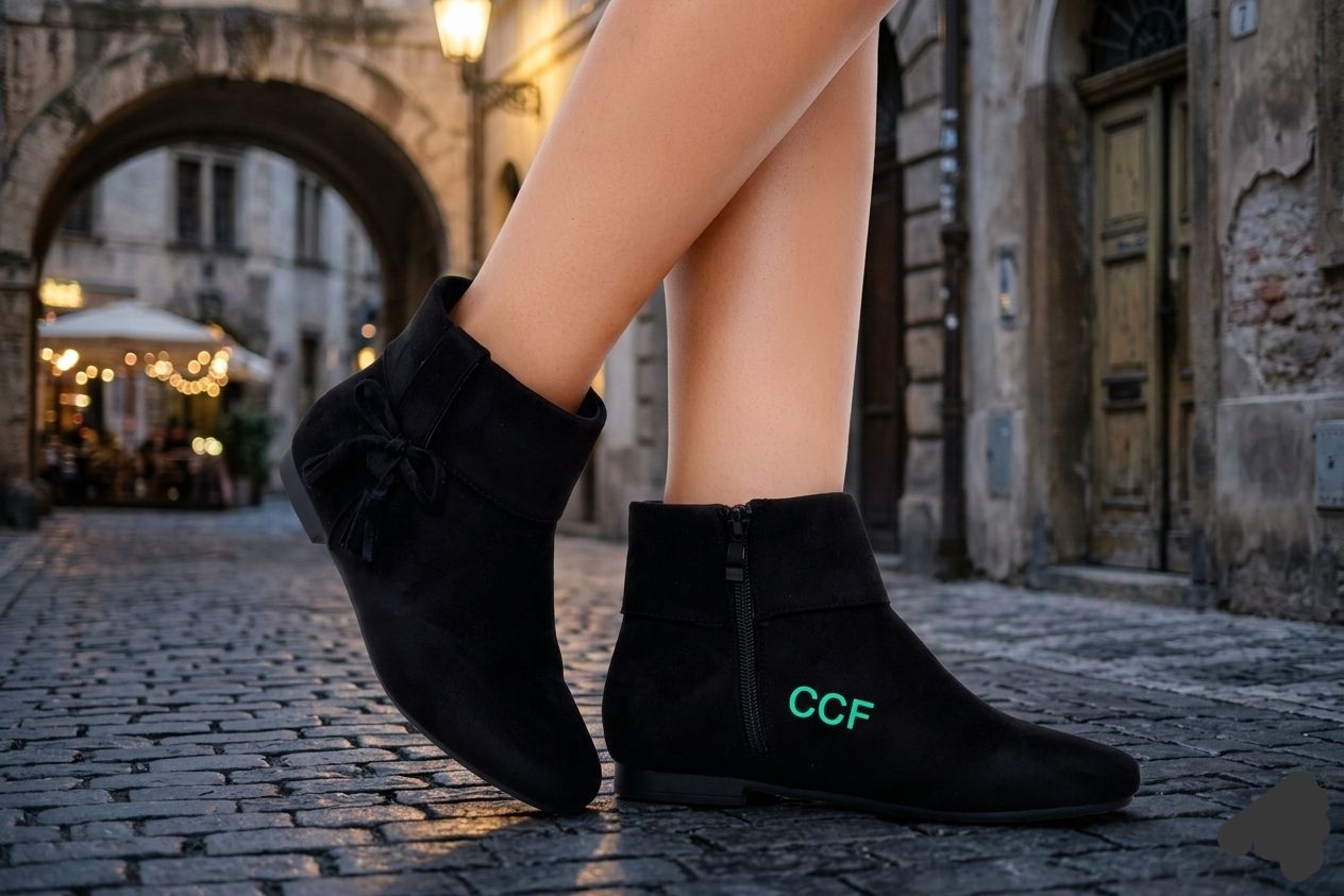 Women’s Black Faux Suede Ankle Boots – Flat Low Heel, Side Zipper Closure, Tassel Bow Detail, Soft Inner Lining, Non-Slip Sole, Lightweight Casual Comfort Fashion Booties for Everyday Wear