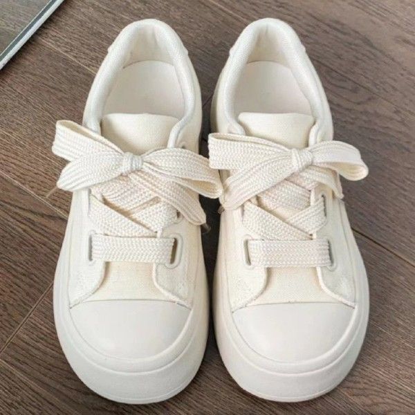 Women's Fashion Casual Thick Soles Wear Resistant Non-Slip Canvas Shoes