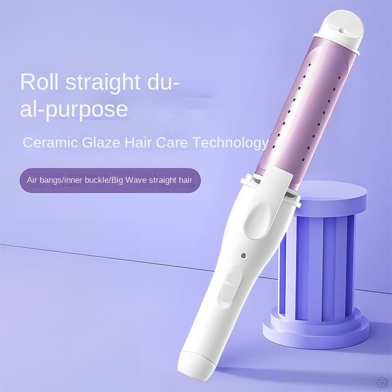 Fluff Button Non-Damaging Negative Ion Dual Purpose Curling Iron  Hair Rollers