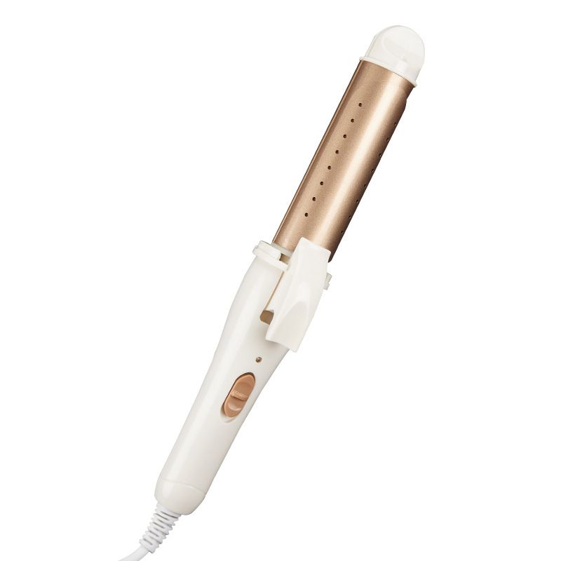 Fluff Button Non-Damaging Negative Ion Dual Purpose Curling Iron  Hair Rollers