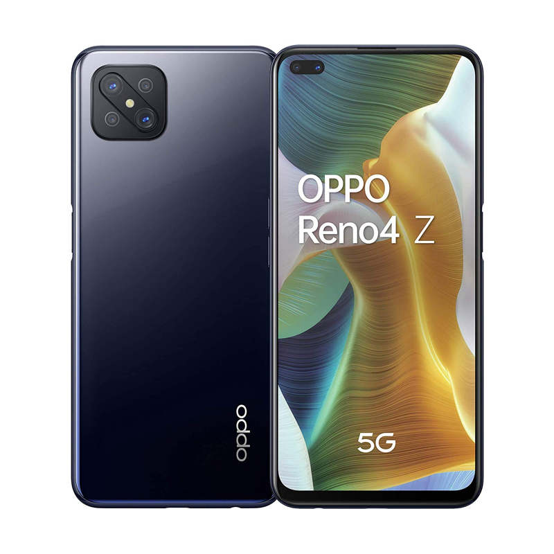 Refurbished Phones OPPO Reno4 Z 5G(A92s) 13(8+5)GB RAM 128GB ROM Dual SIM 5G Network 6.57" 120HZ Refresh Display 48MP+16MP Camera 4000 mAh type c otg Full Set Smart phones