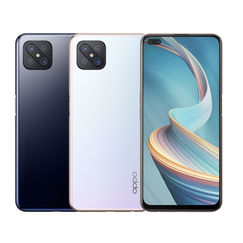 Refurbished Phones OPPO Reno4 Z 5G(A92s) 13(8+5)GB RAM 128GB ROM Dual SIM 5G Network 6.57" 120HZ Refresh Display 48MP+16MP Camera 4000 mAh type c otg Full Set Smart phones