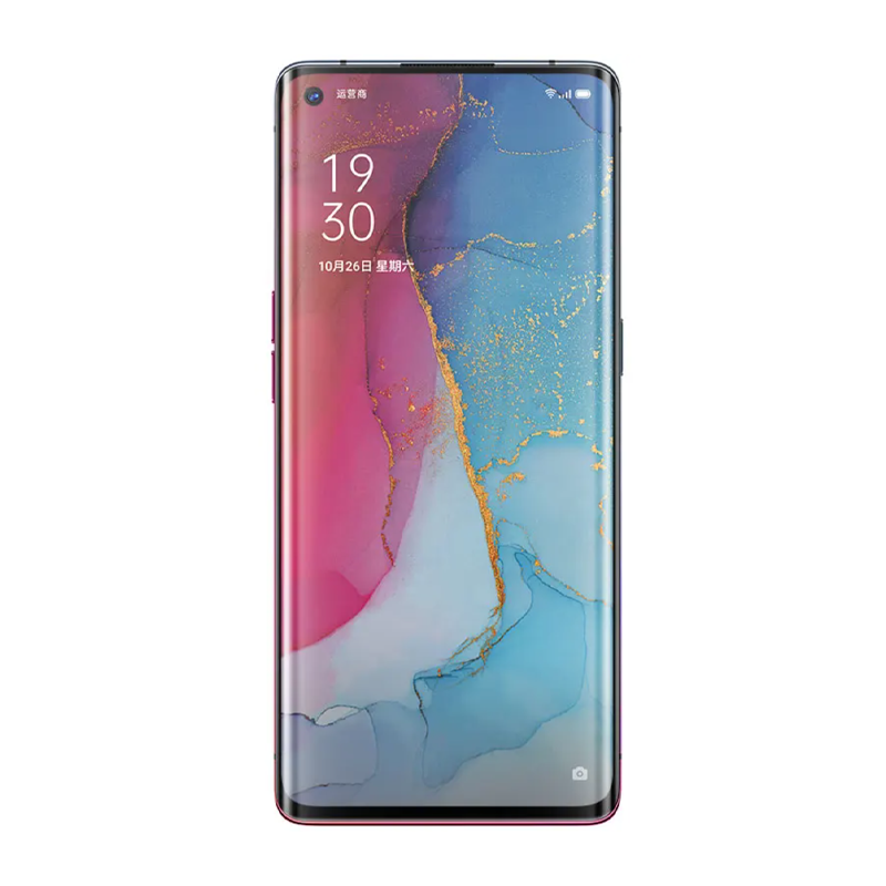 Refurbished Phone OPPO Reno3 Pro 13(8+5)GB RAM 90hz AMOLED Curved Screen 128GB Stoarge in-Display Fingerprint 48MP+32MP 4025 mAh 99% New Dual 5G Snapdragon 765G OPPO Reno 3 Pro Smart Phones