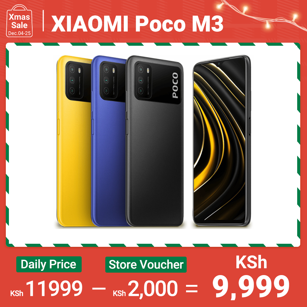 Refurbished Phone XIAOMI POCO M3 128GB Storage 6(4+2)GB RAM Snapdragon 662 Amdroid 10 Dual SIM 6000mAh Battery 48MP+8MP Camera Fingerprint (side-mounted) Smart Phones