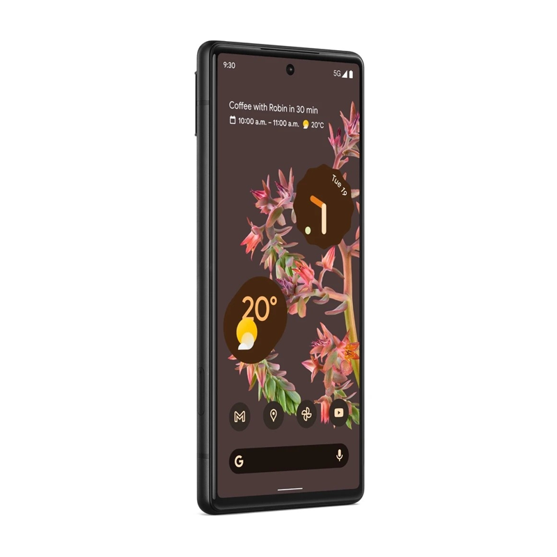 Refurbished Phones Google Pixel 6 8GB RAM 128GB Storage 90Hz AMOLED Screen CPU Google Tensor 50MP 4614mAh Battery Fingerprint (under display) Smart Phones