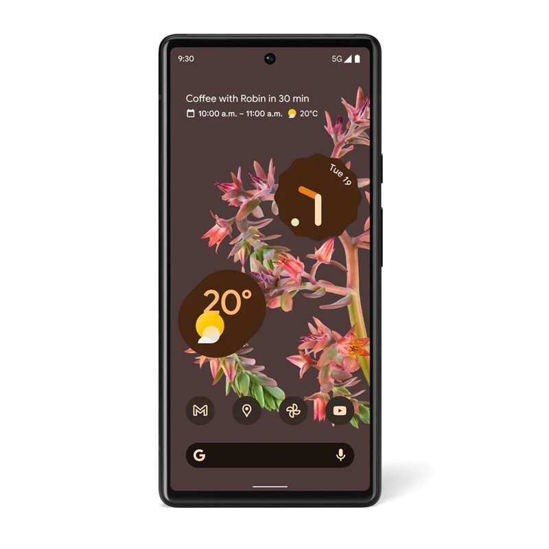Refurbished Phones Google Pixel 6 8GB RAM 128GB Storage 90Hz AMOLED Screen CPU Google Tensor 50MP 4614mAh Battery Fingerprint (under display) Smart Phones