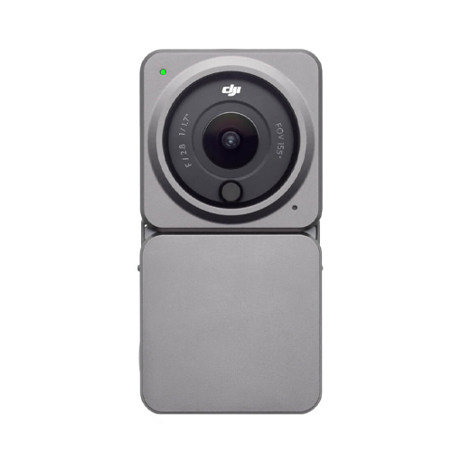 Refurbished DJI Action 2 Power Combo/Dual Screen Combo Action Camera, 4K Extended, Power Module, Super Wide Angle 155° FOV, Gimbal Mounted, Magnetic, Image Stabilization Technology, Action Camera
