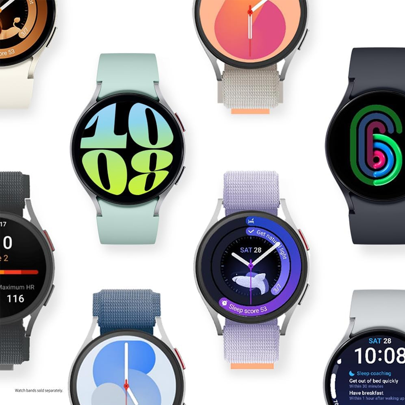 Refurbished Smartwatches SAMSUNG Galaxy Watch 6 44mm Fitness Tracker, Personalized HR Zones, Advanced Sleep Coaching, Heart Monitor, BIA Sensor, Health Wellness Insights, Bluetooth Smartwatches