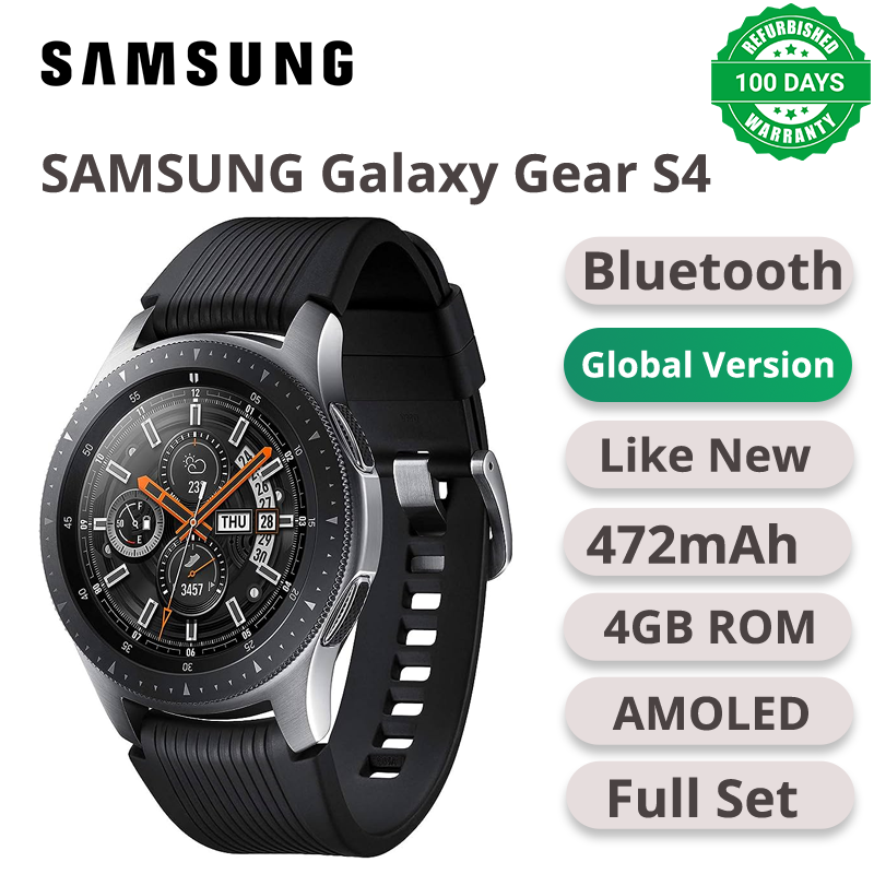 Refurbished SAMSUNG Galaxy Watch Gear S4 Men Women Watches 46mm/42mm Health Monitor Fitness Tracker for Android iOS iPhone Smartwatches