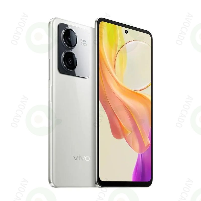Refurbished VIVO Y78t 6.64" 120Hz 50MP+8MP Camera 6000mAh Battery Snapdragon 6 Gen 1 5G Side Fingerprint Dual SIM Android 13 Smart Phones
