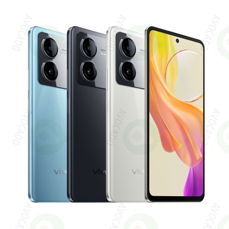 Refurbished VIVO Y78t 6.64" 120Hz 50MP+8MP Camera 6000mAh Battery Snapdragon 6 Gen 1 5G Side Fingerprint Dual SIM Android 13 Smart Phones