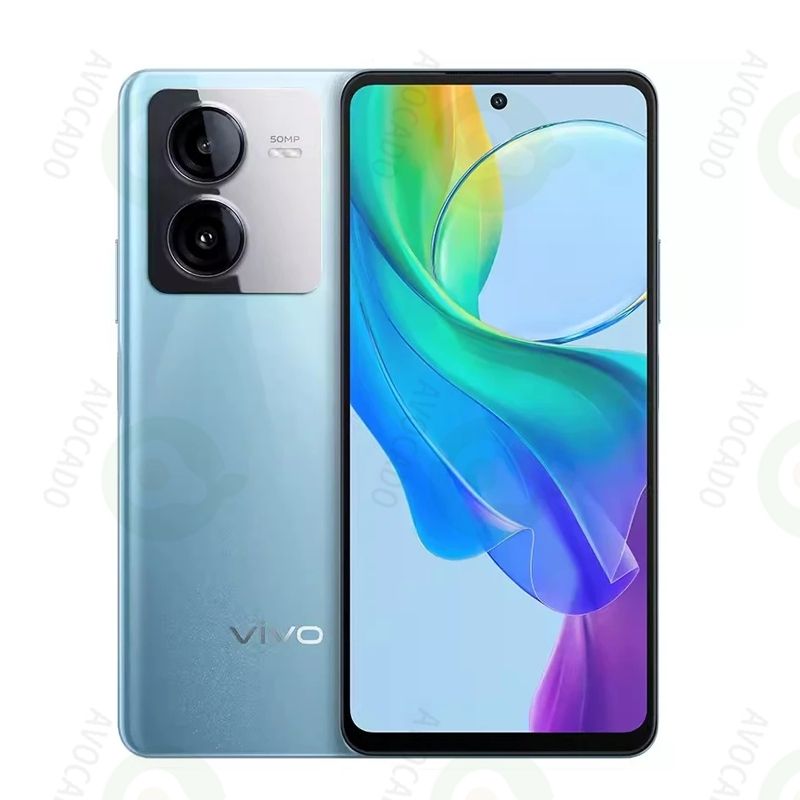 Refurbished VIVO Y78t 6.64" 120Hz 50MP+8MP Camera 6000mAh Battery Snapdragon 6 Gen 1 5G Side Fingerprint Dual SIM Android 13 Smart Phones