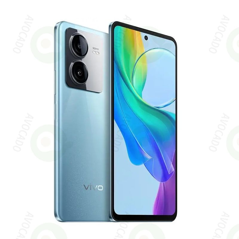 Refurbished VIVO Y78t 6.64" 120Hz 50MP+8MP Camera 6000mAh Battery Snapdragon 6 Gen 1 5G Side Fingerprint Dual SIM Android 13 Smart Phones