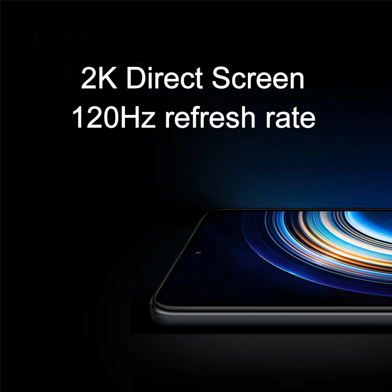 Refurbished Phones Redmi K50 Mediatek Dimensity 8100 Original 120Hz 2K OLED 5G CPU 5500mAH Battery 48MP+20MP Side Fingerprint Unlock Smart Phones