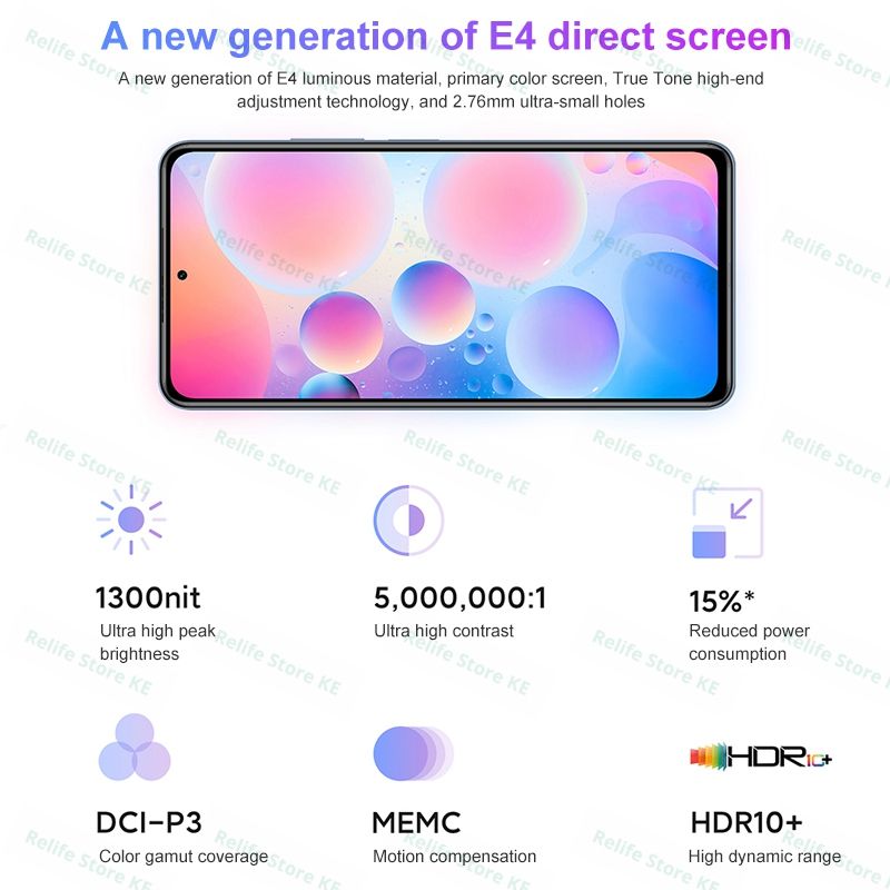 Refurbished Phones Redmi K40 12GB RAM 256GB Storage Snapdragon 870 5G Original 120Hz AMOLED 4500mAh Battery 48MP+20MP Side Fingerprint Unlock Smart Phones